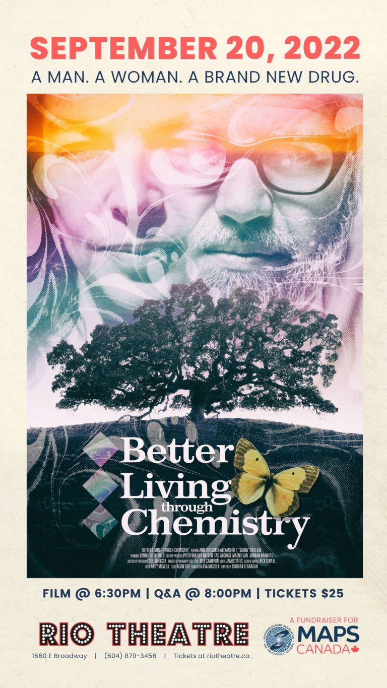 MAPS Canada movie screening - Better Living Through Chemistry